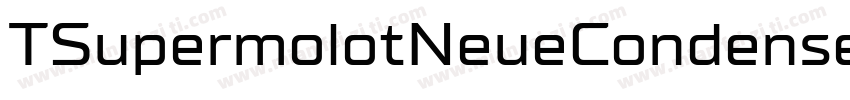 TSupermolotNeueCondensed Med字体转换